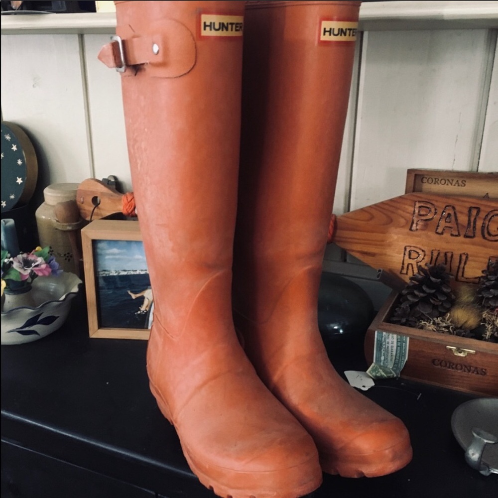 Hunter rain boots